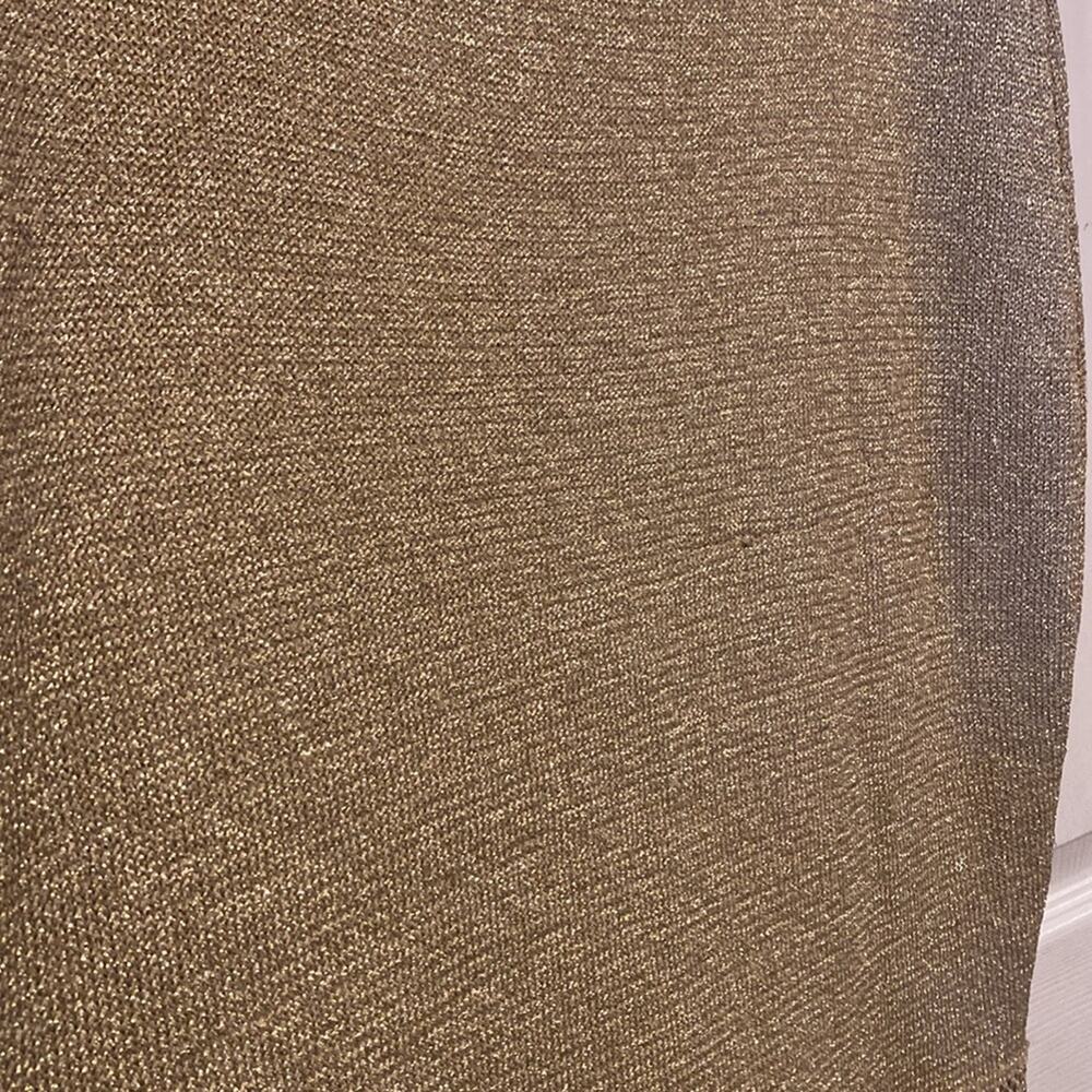 BNWT HOUSE OF HARLOW 1960 Gold Shimmer Top and Skirt Set Women’s Size Large - Picture 7 of 9